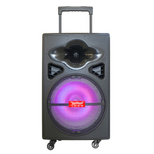 Altavoz portátil de 12 &quot;PA alimentado por batería, construido en batería recargable EQ, Bluetooth, MP3, USB, SD, micrófonos inalámbricos F12-5